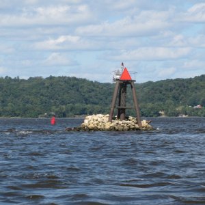 Mississippi river day marker