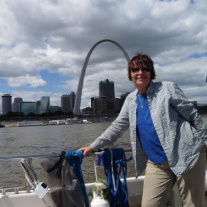 Joyce at arch
