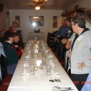Friday night at the restaurant
