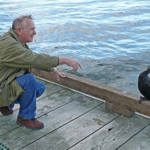 Joe trying to get his & Ruth's dinner