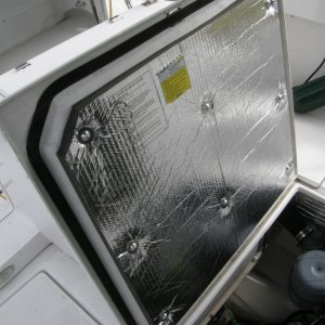 Added sound dampener material on engine lid that made a huge difference.