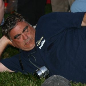 Pat Anderson after an overnight flight from Seattle