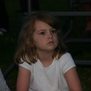 Claire loves the banjo