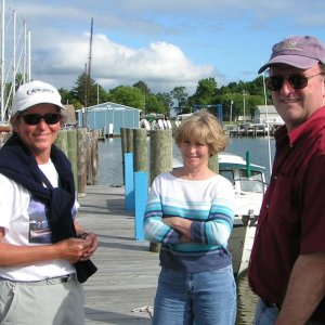 (Pat Anderson) Robbi Krumm (C-Run) and Becky and Dun Smith (Cresent Girl)