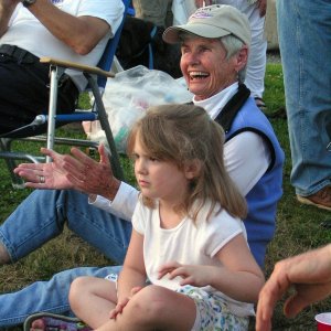 (Pat Anderson) Claire Callahan and El Fiero Enjoying the Show