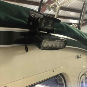 Install LED work light for cockpit and rear view camera for trailering 2