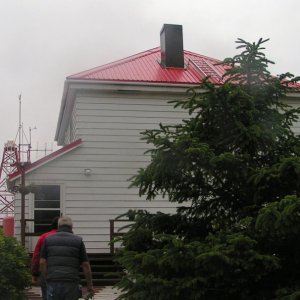 Keeper\'s residence at Ivory Island Light Station 6-14-06