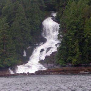 Waterfall on Graham Reach 6-15-06