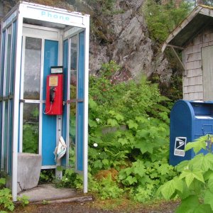 Phone Booth and Mail Box at Myers Chuck