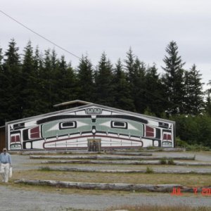 Tribal  long house. not open to the public.  July 06