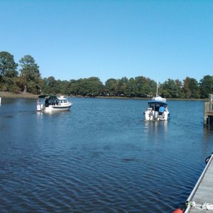 Media 'Leaving the Baum's dock' in album 'HUNKY DORY anchored off of Hospital Point, Portsmouth, VA adjacent to Mile Marker Zero'