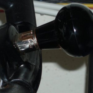 Media 'Suicide Knob' in album 'This WAS the new stove -- we opted for the one from the first CatyMae...I've yet to figure out what you could possibly store or set on top of this model!'