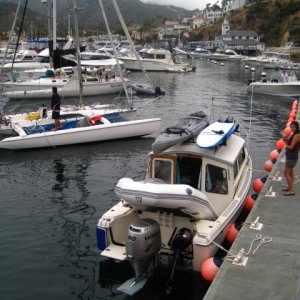 Catalina Island Avalon Harbor fueling station