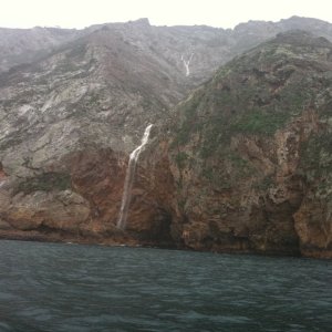 Sabta Cruz Island water falls more pics