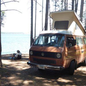 The terrestrial version of a C-Dory, along Gull Point Drive.