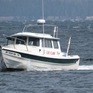 Media '' in album 'Cat Claw New Honda 90 Break-in Yellowstone Lake 2018'