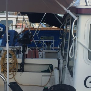 Media '3-way raft up.  See the mutt ?' in album 'Logger Sports'