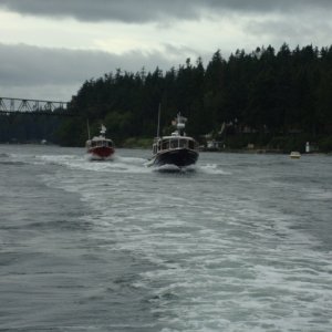 Media '9-12 ADVENTURER & another Ranger Tug northbound after leaving Bremerton' in album '9-09 Everett  
Joe & Ruth R-MATEY'