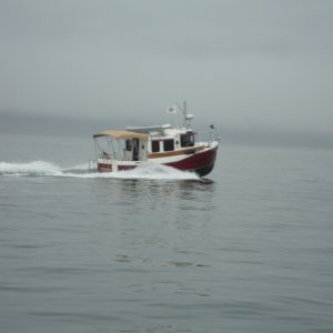 9-13 Adventurer in Guemes Channel going home to Anacortes