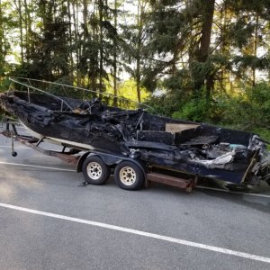 Cornet Bay Boat Fire