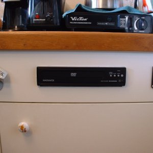 DVD player is small and super lightweight.
