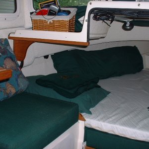 Mike on Gypsy inspired me to do what he did...remove the bulkhead for better access and air circulation.