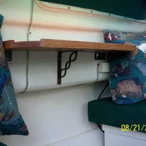 Celtic scroll brace keeps it sturdy.
