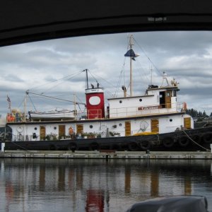 Media 'Tug "Gleaner".  It's a live-aboard but needs a LOT of work.' in album 'Seattle w/ Mt Rainier.'