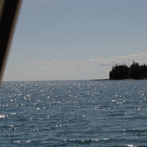 Looking south towards Lake Huron.
