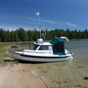 The south west side of Government island.