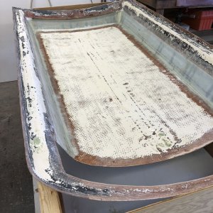 Media 'I built a wooden cradle to hold the roof off my work table so I could work on it without distorting the roof's shape.' in album 'High top conversion'