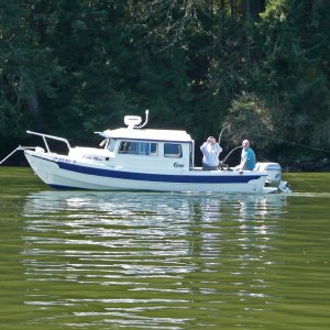 CatyMae n Steve doing what they do the best - "fishing"