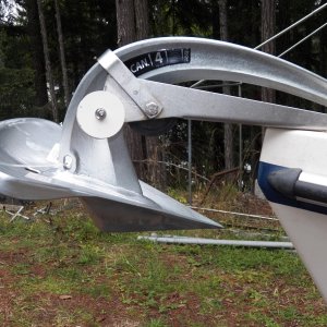 But my main anchor is now the smallest Vulcan.  It launches and retrieves great, but without chain it is a little hard to set.