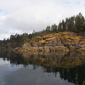 Nice colors on the rocky shore.