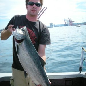 20 lb. King caught in Elliott Bay last August
