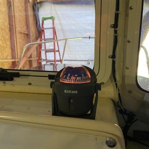 Lit up Ritchie Compass