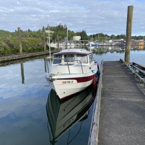 First trip across the Columbia River Bar at Ilwaco for Halibut.