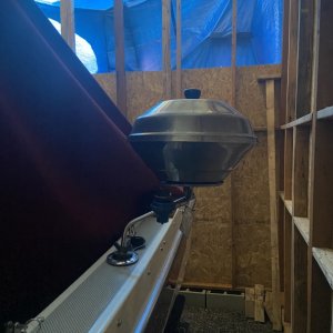 New bbq mount for Magma Kettle.