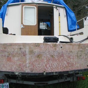 cleaned transom