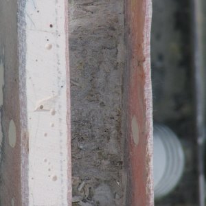 dug out the repair and found wet core