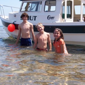 my  monkeys at Stockton Island