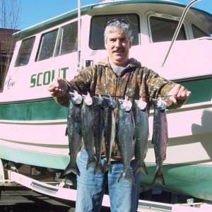 John and spring Coho