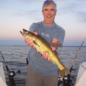 John and a Walleye 21\"