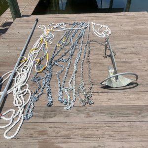Anchor Chain Line on Dock