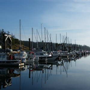Perfect weather on H Dock
