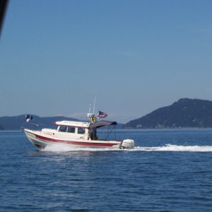 Sea Shift, our Leader on the way from Bellingham