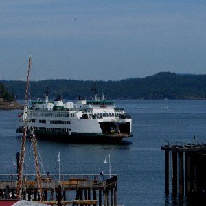 Ferry Leaving Terminal