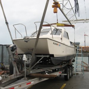Media 'Getting ready to separate the two trailers' in album 'Our first view of our new Tomcat'