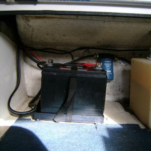 space to install new batteries