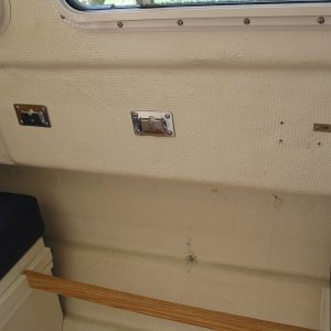 Media 'Table Hardware Mounted for Standard and Forward Facing Seat Arrangements' in album 'Replaced StarBoard Decking'